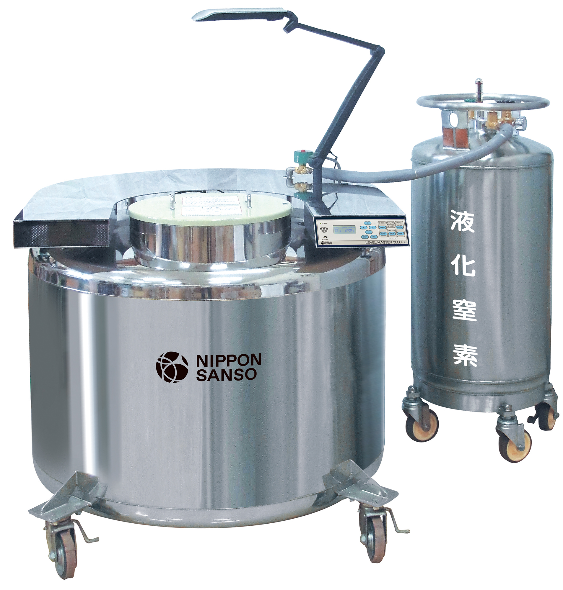 大型液体窒素凍結保存容器DRシリーズ（液相保存タイプ／気相保存タイプ）